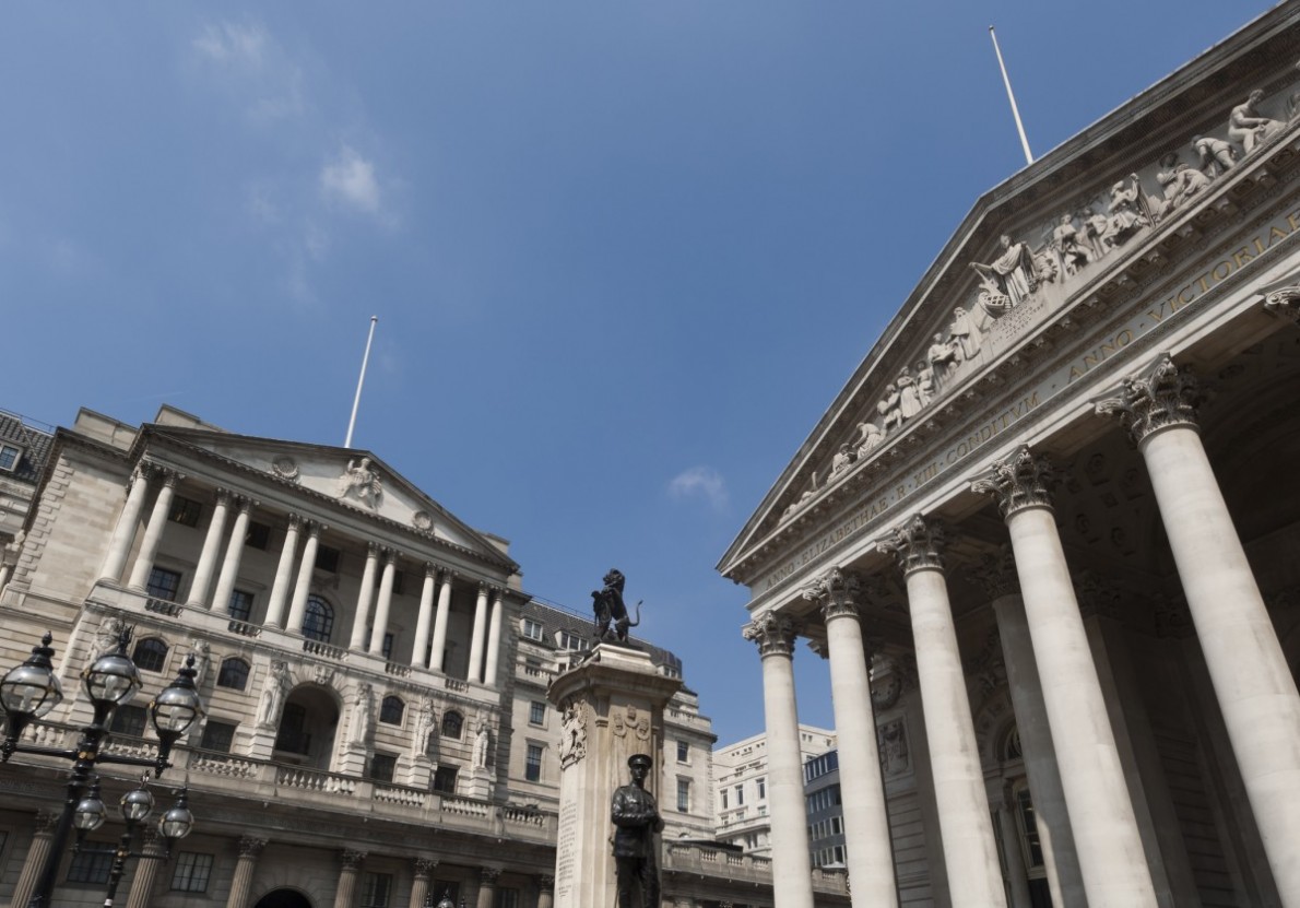 Bank of England in the City of London